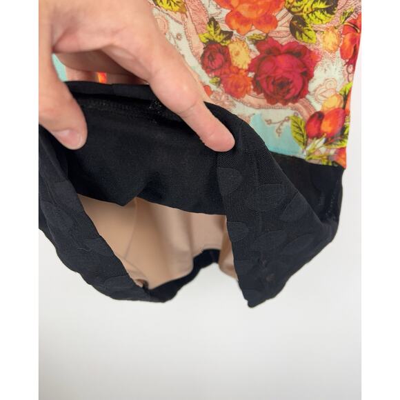 Vintage Jean Paul Gaultier Soleil Fuzzi Patchwork Mesh Dress 90s/2000s /L - Picture 9 of 12